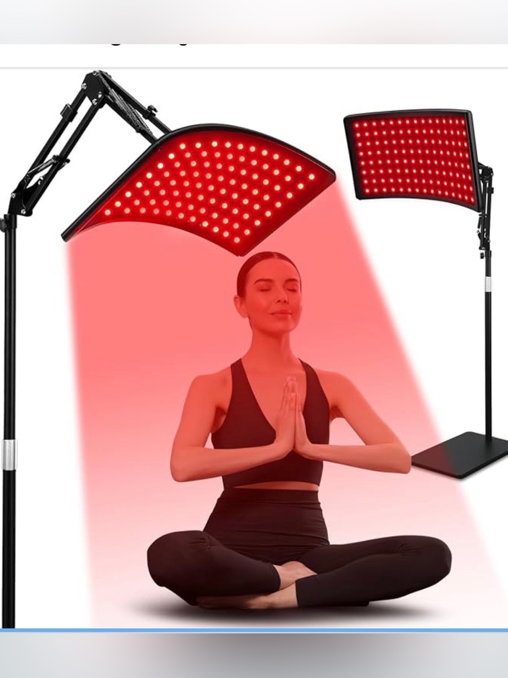 Red Light Therapy for face and body, red infrared light with stand led 660nm